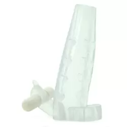 Насадка Deluxe Penis Enhancer со стимулятором клитора и вибрацией – прозрачная