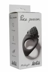 ЭРЕКЦИОННОЕ ВИБРОКОЛЬЦО PURE PASSION MIDNIGHT BLACK