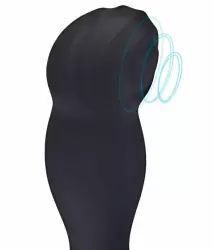 Мощный стимулятор простаты BlueLine Thumper - Prostate Flicking, с пультом Д/У, 13,5 см, 4 режима, силикон