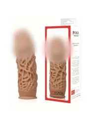 Насадка на фаллос с рельефными складочками размер M, Cock Sleeves