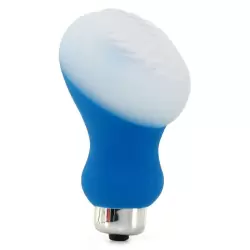 Мини-вибратор с охлаждающим эффектом Posh Silicone Ice Massager Wave – синий