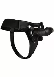 Страпон из резины Realistic - 6 Inch - Strap-On - Black
