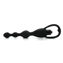 Анальная цепочка с вибрацией Silicone Vibrating Pleasure Beads