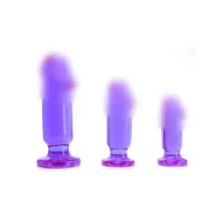 Набор анальных стимуляторов Anal Starter Kit - фиолетовый