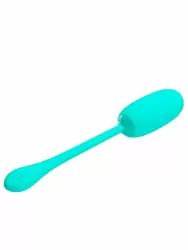 Элегантное виброяйцо Pretty Love Julius, 19,6 см, 12 режимов, силикон, бирюзовое