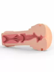 Рукав для мастурбатора Mystim O(h)PUSH ME Donut, внутренний,  17,5 см, ТПЕ, телесный