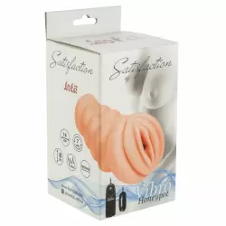 Мастурбатор в форме вагины с вибропулей SATISFACTION VIBRO HONEYPOT