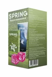 Набор SPRING с игральными кубиками лубрикантом Easy Go 100мл. и презервативами Classic №12