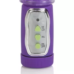 Вибратор для G-точки Shane`s World Co-Ed Bunny Teaser с ротацией – фиолетовый