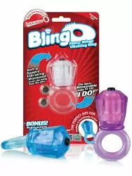 Виброкольцо на пенис Screaming O - Bling O с большим бриллиантом