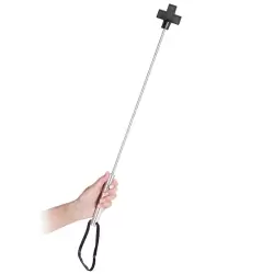 Стек с крестообразным наконечником Leather Cross Tipped Metal Crop