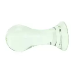 Анальный стимулятор Crystal Pops Small из стекла – прозрачный