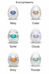 Мастурбатор-яицо Tenga Egg New Edition - прозрачный