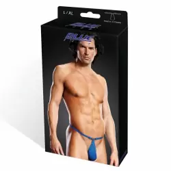 Голубые мужские Pouch V-стринги BlueLine – L/XL