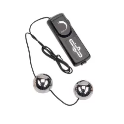 Шарики вагинальные Orgasm Vibrating Balls с вибрацией – серебристый