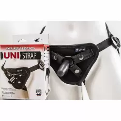 Универсальный корсетный пояс Harness Uni Strap на шнуровке – черный