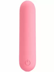 Перезаряжаемая вибропуля Baile Stefan, 10 режимов, нежно-розовая