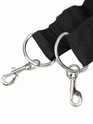 Набор бондажей Frisky, для фиксации на кровати, 7 предметов, черный