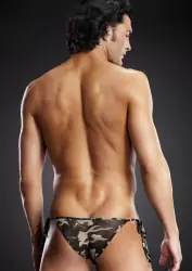 Мужские Side-Tie бикини BlueLine хаки – L/XL