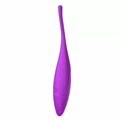 Точечный вибратор Satisfyer Twirling Joy, 17,8 см, силикон, фуксия