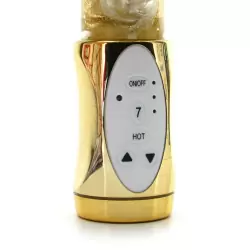 Вибромассажер Impulse Butterfly со стимулятором клитора бабочкой – золотистый