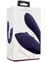 Вибратор Shots Toys Yuki, 10 скоростей, с массажными шариками, фиолетовый