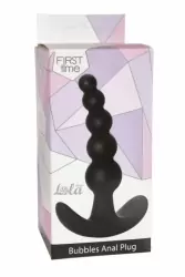 Анальная пробка Bubbles Anal Plug – черный