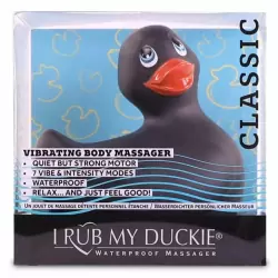 Вибратор-уточка Big Teaze Toys I Rub My Duckie 2.0, чёрный