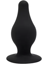 Термореактивная анальная пробка SILEXD Plug Model 2, с заострённым кончиком, 10,2 см, силикон, черный
