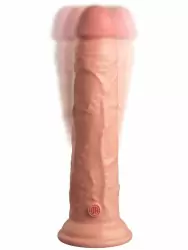 Реалистичный фаллоимитатор Pipedream King Cock Elite, с пультом Д/У, 7 режимов, 22,9 см