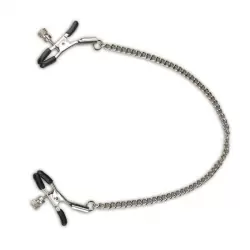 Регулируемые клипсы для сосков Adjustable Nipple Clips – серебристый