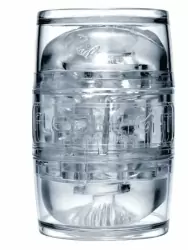 Реалистичный мастурбатор Fleshlight Quickshot Riley Reid, 11,2 см, анатомия реальной актрисы, прозрачный