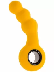 Анальная пробка Evolved Bumble, с вибрацией, 12 режимов, желтая