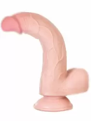 Реалистичный фаллоимитатор My Dear, 22,5 см, TPE, телесный