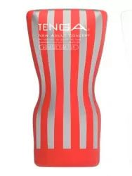 Нереалистичный мастурбатор Tenga Soft Case Cup, 15,5 см, ТПЭ, белый