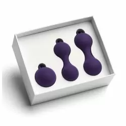 Набор вагинальных шариков So Divine Kegel training set. Фиолетовый