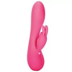 Вибромассажер Petite Rabbit со стимулятором клитора в форме кролика – розовый