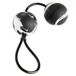 Вагинальные шарики Oscilating Duo Balls – черный