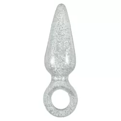 Анальная пробка Booty Pops малая – прозрачная