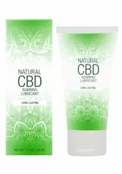 Пролонгирующий лубрикант Shots toys Numbing Natural CBD, увлажняющий, с добавлением каннабидиола, 50 мл