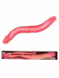 Гибкий двухголовый фаллоимитатор Double Dong 14” – розовый