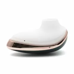 Зеленый стимулятор клитора K-King: 10.5 см, 3 режима всасывания, силикон