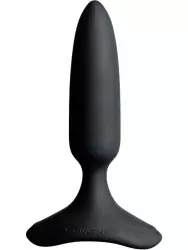 Инновационная анальная вибропробка, LOVENSE Hush 2, 13,5 см, управление через приложение, 7 режимов, размер XS, черный