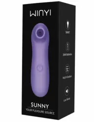 Компактный стимулятор клитора Winyi Sunny, 10 режимов, фиолетовый
