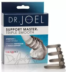 Насадка на пенис и мошонку Support Master Triple Smooth – серый