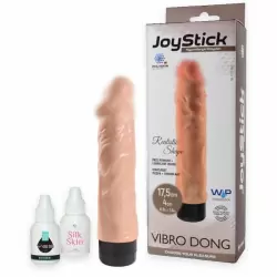 Реалистичный вибратор JoyStick 17,5 х 4 см – телесный