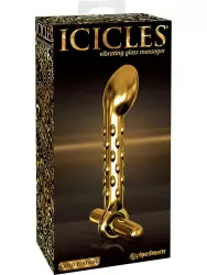 Стимулятор Icicles Gold Edition G07 с вибрацией – золотой