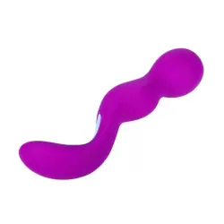 Вибромассажер-зигзаг Leopard – розовый 