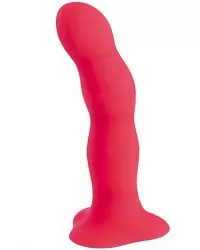 Уникальный фаллоимитатор Fun Factory Bouncer с вращающимися шариками внутри, 18 см, розовый