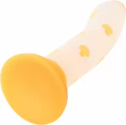 Светящийся фаллоимитатор California Exotic Novelties Glow Stick Mushroom, 15,2 см, силикон, белый с желтым